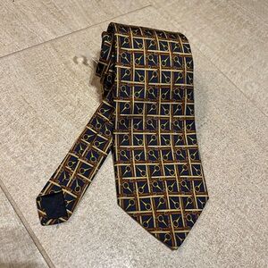 Brooks brothers Brown and Gold Men's Tie